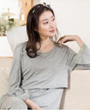 Pregnant women cotton breastfeeding loose home service suit