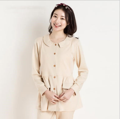 Summer thin maternity home service breastfeeding suit