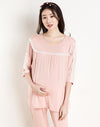 Fashion pregnant women home service breastfeeding suit