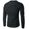 Men's Thick Warm Color Dot Red Sweater