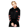 Casual Solid Embroidery Short Pullover Sweatshirt