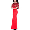 Mang Snake Double Collar Sexy Evening Dress