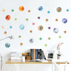 Cartoon Universe Planet Bedroom Wall Sticker