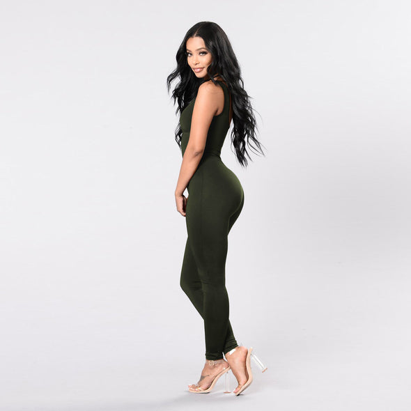 Women's solid color bodysuit