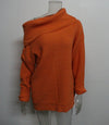 Fashion Loose Solid Color Pile Collar Sweaters