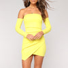 Women's off-the-shoulder Slim Bodycon Dresses