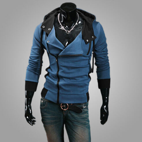 Men's Slim Lapel Hoodies