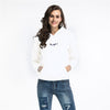 Long Sleeve Letter Embroidery Hoodies