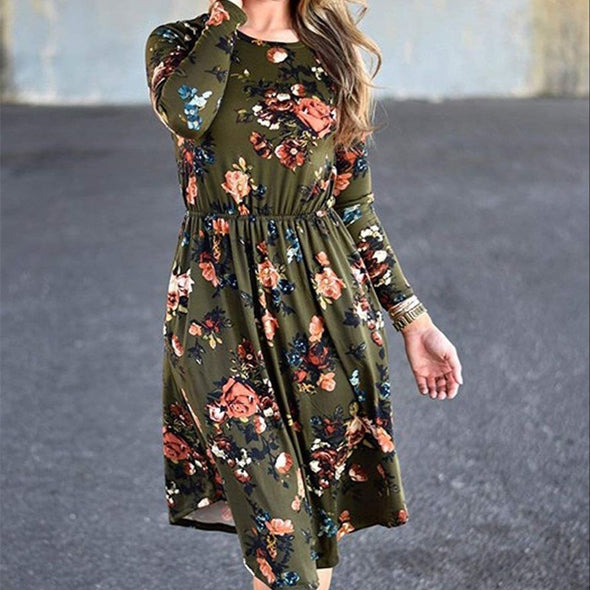 Casual Long Sleeve Dress