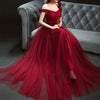 Slim Bride Wedding Party Evening Dress