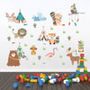 Cartoon Animal Decorative Wall Sticker