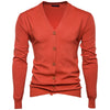 New Fashion Simple Solid Color Men's Knit Cardigan