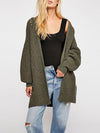 Casual Cage Sleeve Loose Cardigan Sweaters