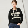 Casual Letter Print Long Sleeve Hoodies