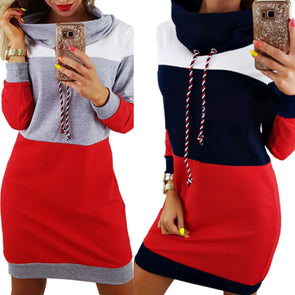 Women's Long Sleeve Hooded Sweater