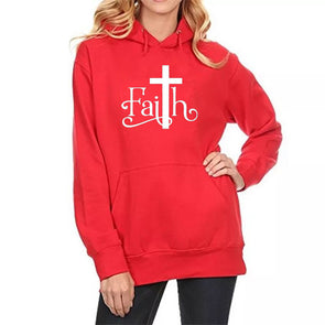 Long Sleeve Fleece Printed Hooded Sweatshirt