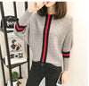 O-Neck Long-Sleeved Loose Bat Sleeve Sweater