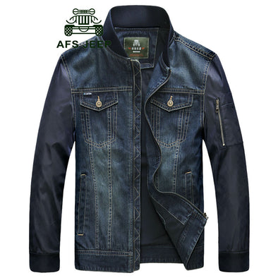 New Denim Plus Size Casual Cotton Men's Jacket