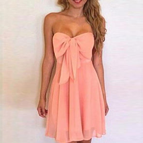 Sexy Bow Wedding Bridesmaid Dress