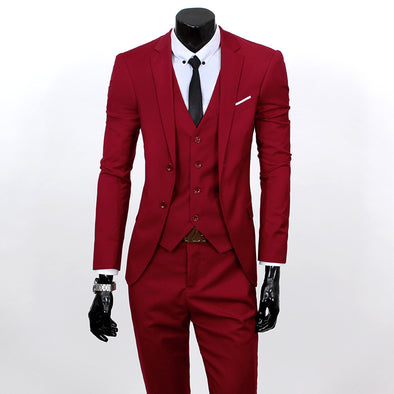 High Quality Business Casual Three-piece Suit