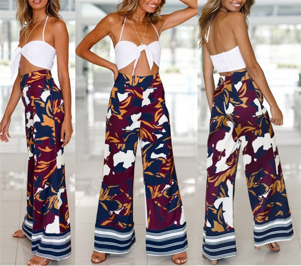 Printed Loose Yoga Pants Casual Pants