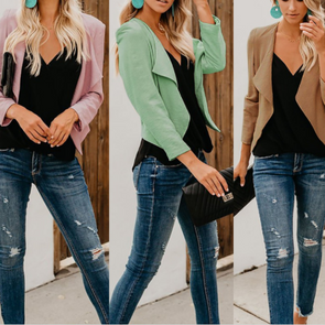 Fashion Long Sleeve Cardigan Cotton Jacket