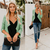 Fashion Long Sleeve Cardigan Cotton Jacket