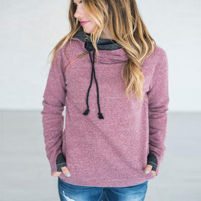 Hooded  Loose Long-sleeved Hoodies