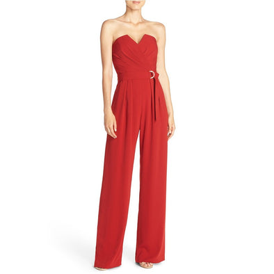 Off Shoulder Strapless Jumpsuit