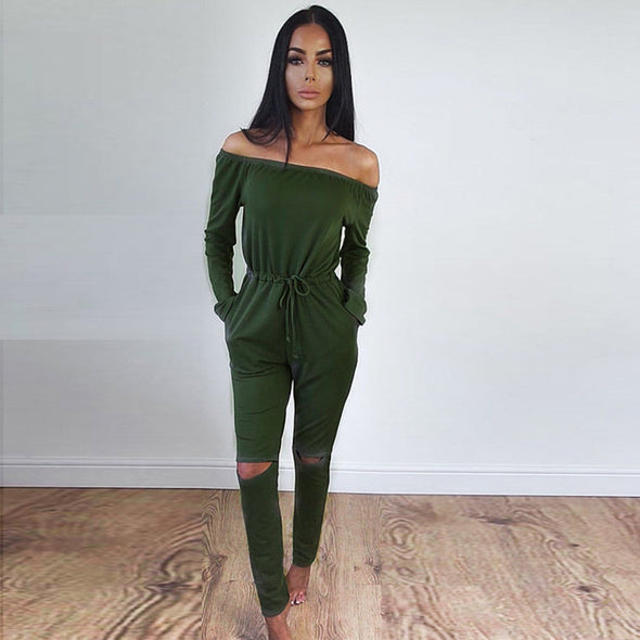 Women's slim jumpsuits