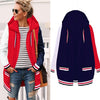 Loose Hooded Matching Velvet Thick Coat