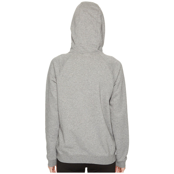 Zipper Hooded Long Sleeved Sweatshirt