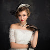 New England Elegant Feather Top Hat