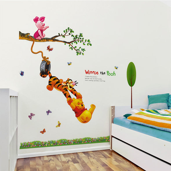 Cartoon Winnie The Pooh Wall Sticker