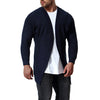 Men's Solid Color Casual Knit Cardigan