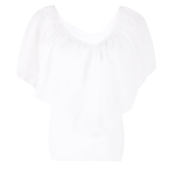 Women's bat sleeve stitching T-shirt