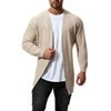 Men's Solid Color Casual Knit Cardigan