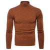 New Men's Turtleneck Slim Solid Sweater