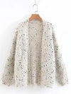 Long Sleeves Loose Cardigan Sweater Tops