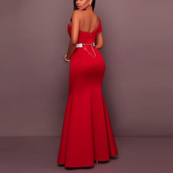 Sexy Sleeveless Backless Evening Dress