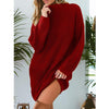 Solid Color O-Neck Loose Sweater