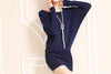 Simple O-Neck Bat Sleeve Bodycon Dress