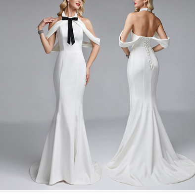 Elegant Sleeveless Off Shoulder Evening Dresses