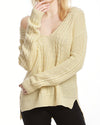 Long Sleeve V-Neck Knit Sweater