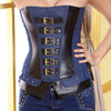 Women's Denim Stitching Corset