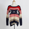 Fashion Christmas Deer Printing Long Sleeve Sweaters