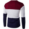 New Men's Color Matching Warm Sweater