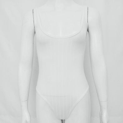 New Sexy Backless Wide Pit Solid Bodysuit