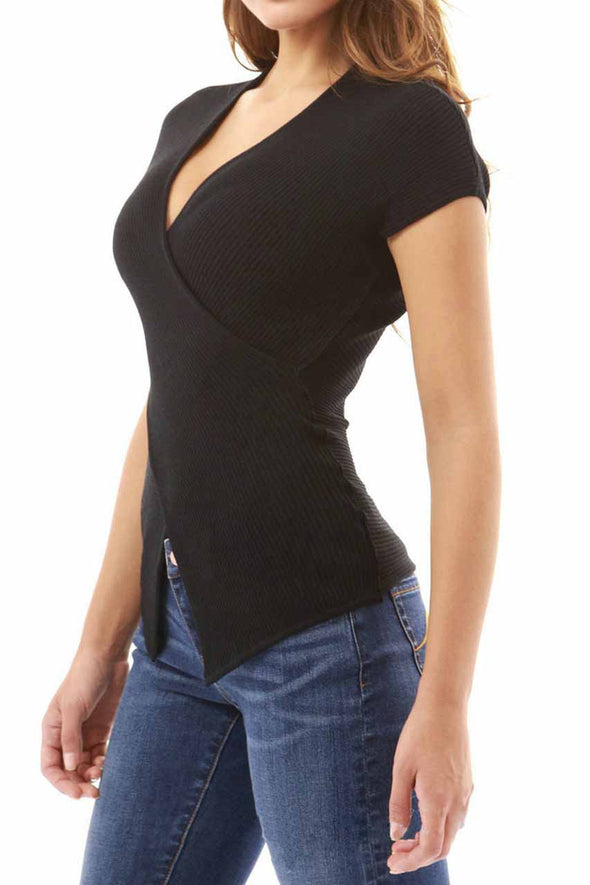 Sexy V Collar Slim Fit T-Shirt