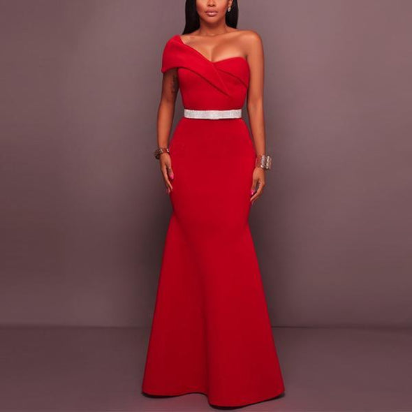 Sexy Sleeveless Backless Evening Dress